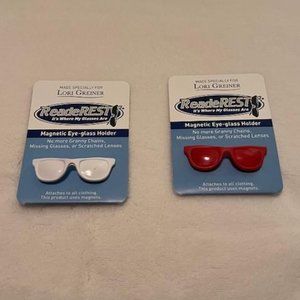 Magnetic Eyeglass/ID Badge Holders (2 pack)